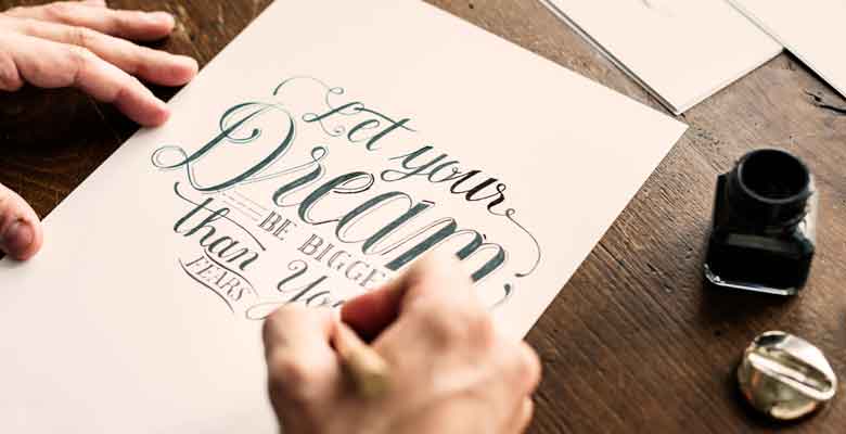 Calligraphie anglaise